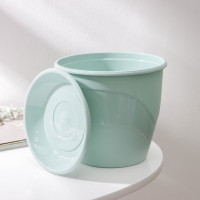 Горшок для цветов с поддоном «Венеция», 2 л, d=16 см, цвет мята Горшок для цветов с поддоном «Венеция», 2 л, d=16 см, цвет мята