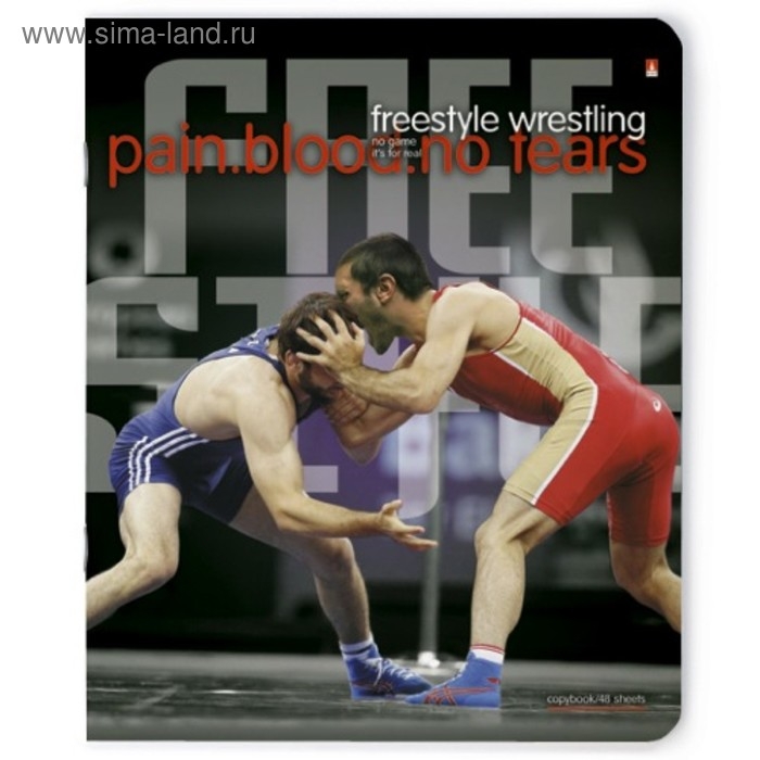 Тетрадь 48 листов в клетку Тетрадь 48 листов в клетку "Боевые искусства", обложка мелованный картон, УФ-лак, МИКС