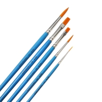 Набор кистей Синтетика 5шт Луч "Классика цвета", (круглые № 1, 3, 5; пл № 6, 8) Набор кистей Синтетика 5шт Луч "Классика цвета", (круглые № 1, 3, 5; пл № 6, 8)