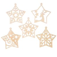 Заготовки для творчества на новый год &laquo;Звёздочки&raquo;