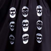 Пеньюар парикмахерский &laquo;Man&raquo;, цвет чёрный