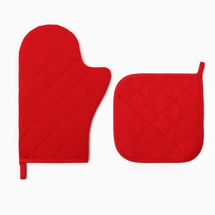 Набор кух. Этель Winter season варежка 20х28см, прихватка 19х19см,100%хл