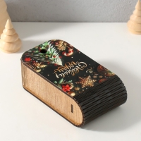 Новогодняя шкатулка-книга "С Новым годом" 13х7х4 см Новогодняя шкатулка-книга "С Новым годом" 13х7х4 см