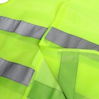 Жилет сигнальный, светоотражающий, салатовый, 2 класс, размер 66&times;56 см, 60г/м2