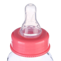 Бутылочка для кормления стекло &laquo;Люблю вкусняшки&raquo;, классическое горло, средний поток, 180 мл., от 3 мес.
