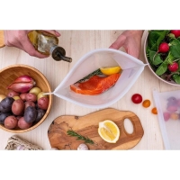 Силиконовый пакет zip lock Доляна, 21,5&times;18 см, 1,1 л, многофункциональный, герметичный, цвет бирюзовый