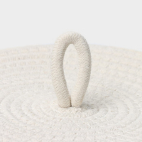 Корзина для хранения плетёная ручной работы LaDо́m «Бэлл», 25×25×15 см, цвет белый Корзина для хранения плетёная ручной работы LaDо́m «Бэлл», 25×25×15 см, цвет белый