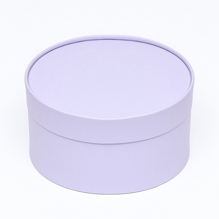 Подарочная коробка "Frilly" бледно-фиолетовая, завальцованная без окна, 21 х 11  см