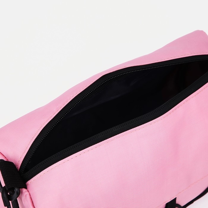 Сумка детская спортивная на молнии для девочки, регулируемый ремень, цвет розовый Сумка детская спортивная на молнии для девочки, регулируемый ремень, цвет розовый