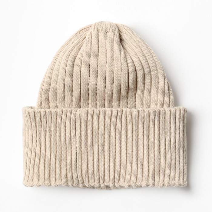 Шапка женская MINAKU Шапка женская MINAKU "Бини" цвет бежевый, размер 56-58
