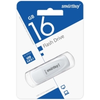 Флешка Smartbuy 016GB3SCW, 16 Гб, USB3.0, чт до 100 Мб/с, зап до 40 Мб/с, белая Флешка Smartbuy 016GB3SCW, 16 Гб, USB3.0, чт до 100 Мб/с, зап до 40 Мб/с, белая