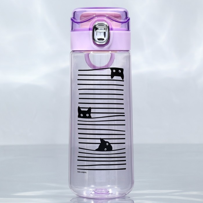 Бутылка для воды &laquo;Котики&raquo;, 520 мл