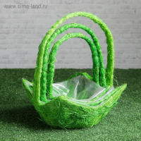 Набор корзин «Полянка», 3 шт, 25×11/32 см, 20×10/28 см, 17×9/23 см, ротанг, сизаль Набор корзин «Полянка», 3 шт, 25×11/32 см, 20×10/28 см, 17×9/23 см, ротанг, сизаль