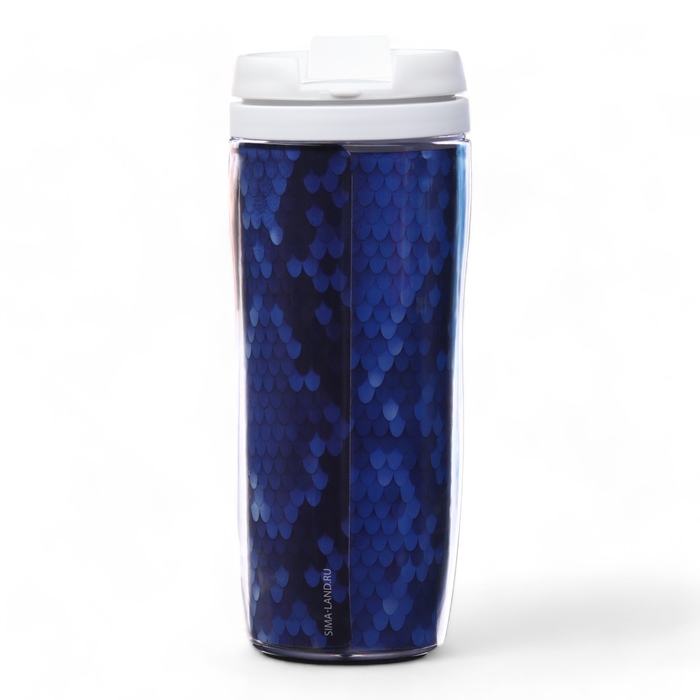 Новый год. Термостакан со вставкой новогодний &laquo;С Новым годом!&raquo;, 350 мл