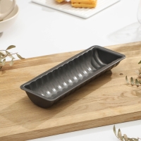 Форма для выпечки «Жаклин. Рулет», 26×9×3,5 см, антипригарное покрытие, цвет чёрный Форма для выпечки «Жаклин. Рулет», 26×9×3,5 см, антипригарное покрытие, цвет чёрный