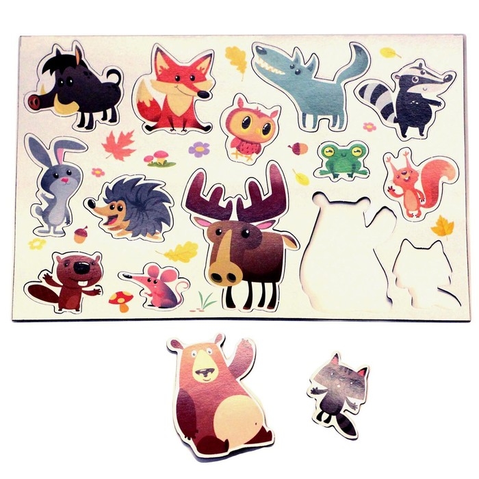 Настольная игра магнитная &laquo;Лесные жители&raquo;