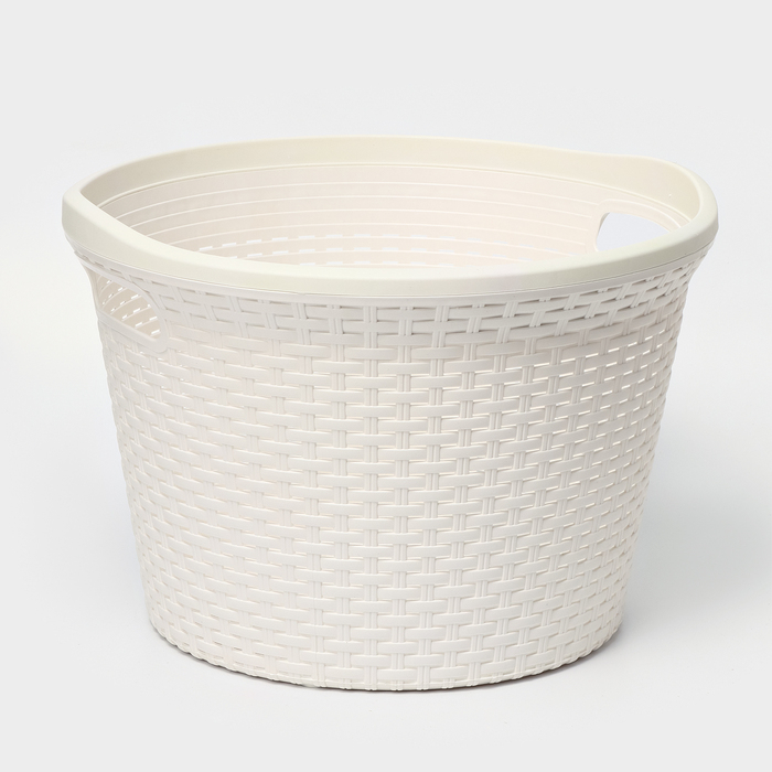 Корзина для белья «Артлайн», 32 л, 45×45×30 см, цвет микс Корзина для белья «Артлайн», 32 л, 45×45×30 см, цвет микс