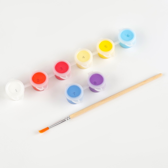 Картина по номерам на новый год на холсте с подрамником &laquo;Змейка в шапочке&raquo;, 21 х 15 см, символ года 2025