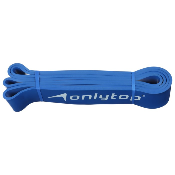 Эспандер ленточный многофункциональный ONLYTOP, 208х4,5х0,5 см, 17-54 кг, цвет синий Эспандер ленточный многофункциональный ONLYTOP, 208х4,5х0,5 см, 17-54 кг, цвет синий