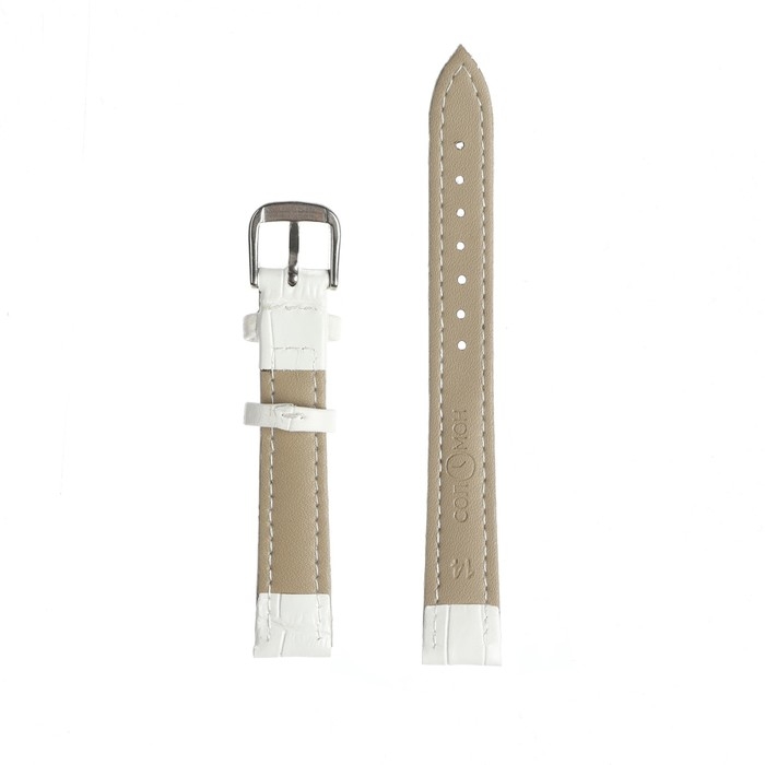 Ремешок для часов Ремешок для часов "Соломон" 14 мм, натуральная кожа, l-20 см, белый