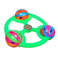 Погремушка &laquo;Яркие шары&raquo;, цвет МИКС, Крошка Я