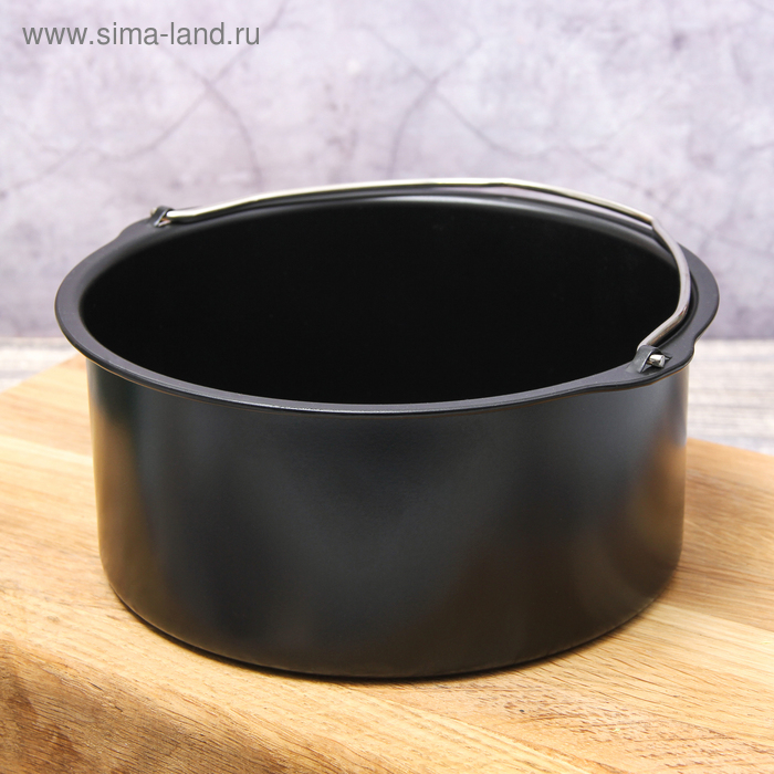 Котелок &laquo;Жаклин&raquo;, 1,2 л, антипригарное покрытие, цвет чёрный
