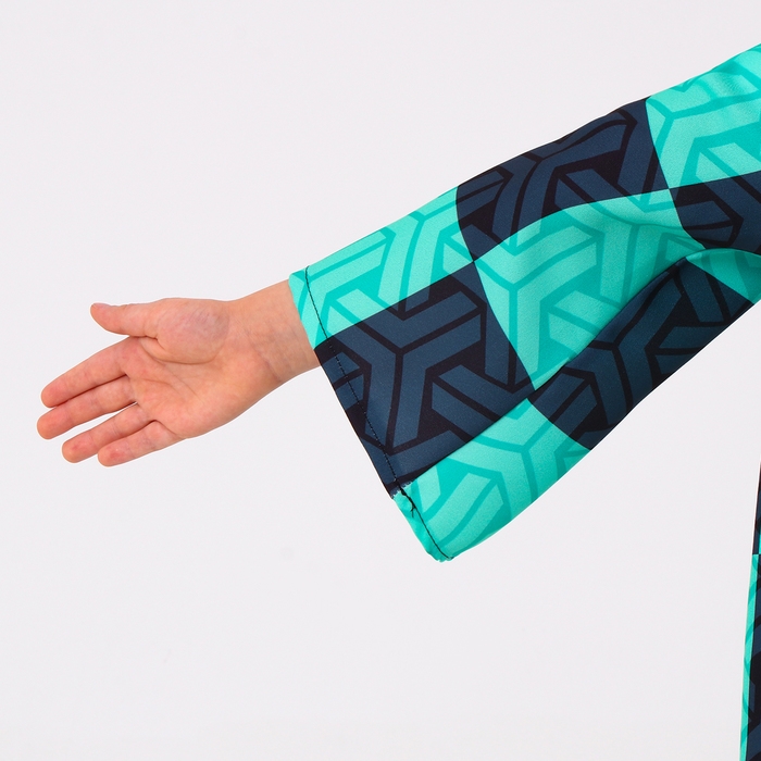 Карнавальное хаори &laquo;Демонический клинок&raquo;, рост 98-152 см, цвет зелёный