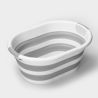 Таз складной «Флекс», 25 л, 54×38.5×7 см, цвет смоки Таз складной «Флекс», 25 л, 54×38.5×7 см, цвет смоки