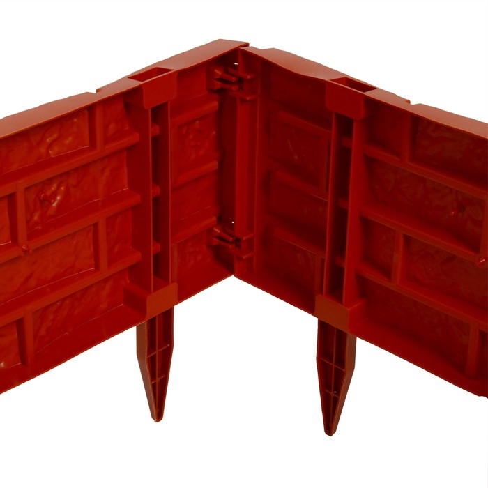 Грядка пластиковая, 4 секции, 45 &times; 45 &times; 20 см, терракот