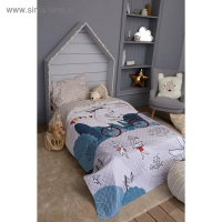 Покрывало "Этель" 2 сп Brave bear, 180*220 см, микрофибра Покрывало "Этель" 2 сп Brave bear, 180*220 см, микрофибра