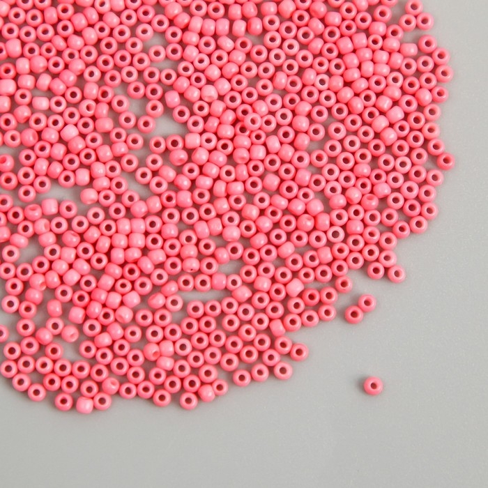 Бисер стекло 12/0 "Розовый телесный" ровный №685 450 гр