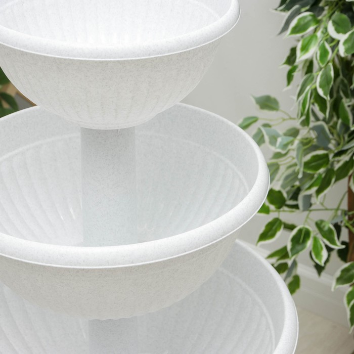 Каскад для цветов &laquo;Ливия&raquo;, цвет мраморный