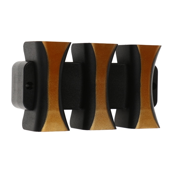 Светильник фасадный &laquo;Элегант&raquo;, FSD-042, 6 Вт, 3000К, 3 луча, IP65, 220 В, пластик, черный