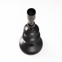 Подсвечник металл на 1 свечу d=2 см "Ирада" 9х9х24 см