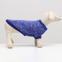 Свитер меланжевый, размер S (ДС 20, ОШ 23, ОГ 25 см), синий Свитер меланжевый, размер S (ДС 20, ОШ 23, ОГ 25 см), синий