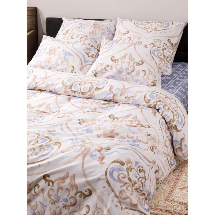 Постельное бельё евро Luisa de Rizzo Аурита 200х220см, 200х220см, 70х70см 2шт, бязь 120г/м хл100% Постельное бельё евро Luisa de Rizzo Аурита 200х220см, 200х220см, 70х70см 2шт, бязь 120г/м хл100%