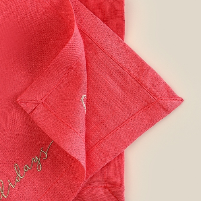 Наб. салфеток SL HOME Наб. салфеток SL HOME"Holidays"40х40см-4шт., лён 100%, 170 гр/м2