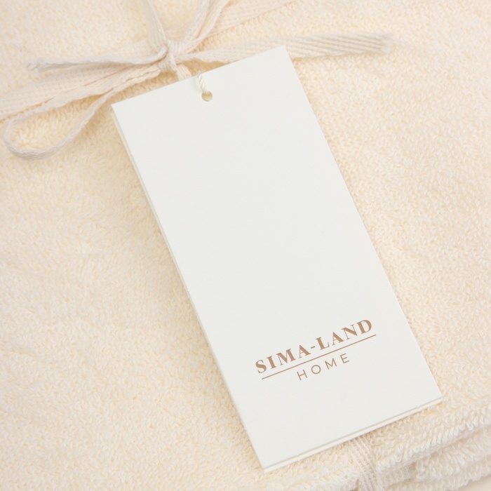 Коврик махровый SL HOME: Basic Коврик махровый SL HOME: Basic "Айвори" 50х70 см, 100% хлопок, 730 г/м2