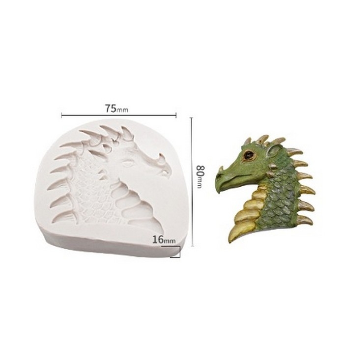 Форма силиконовая универсальная «Дракон», 7 × 6,2 × 1,6 см Форма силиконовая универсальная «Дракон», 7 × 6,2 × 1,6 см