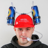 Каска «Шапка-нетрезвимка», с отверстиями под банки, обхват головы 56-58 см Каска «Шапка-нетрезвимка», с отверстиями под банки, обхват головы 56-58 см