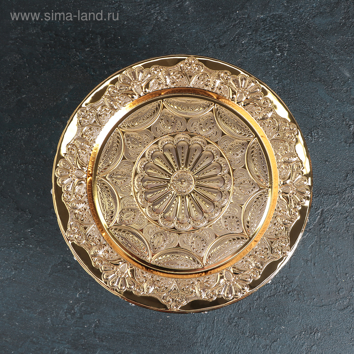 Тортовница, 25×15 см, цвет металла золотой Тортовница, 25×15 см, цвет металла золотой