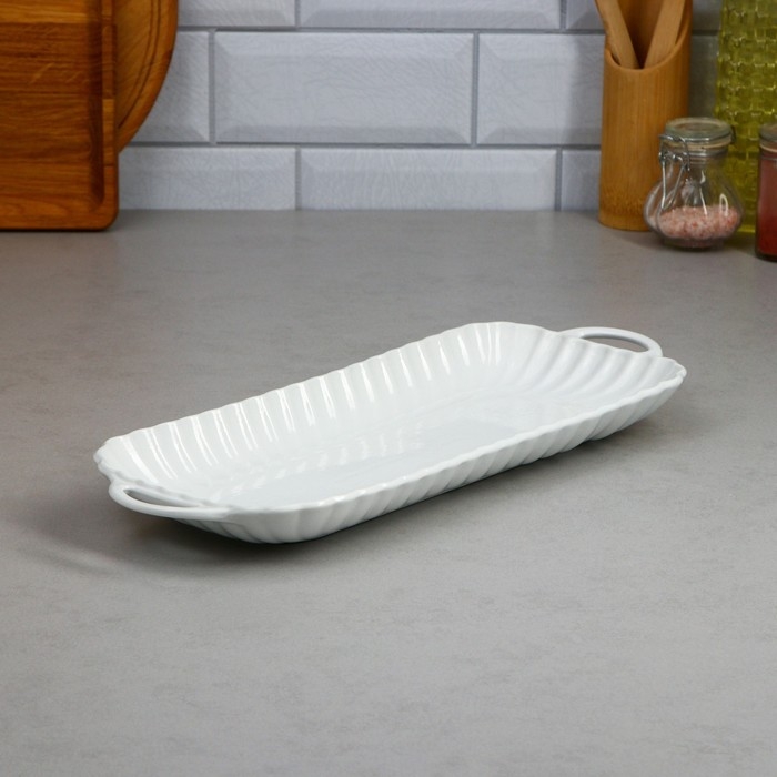 Блюдо «Кармен», 1 л, среднее, фарфор, Иран Блюдо «Кармен», 1 л, среднее, фарфор, Иран