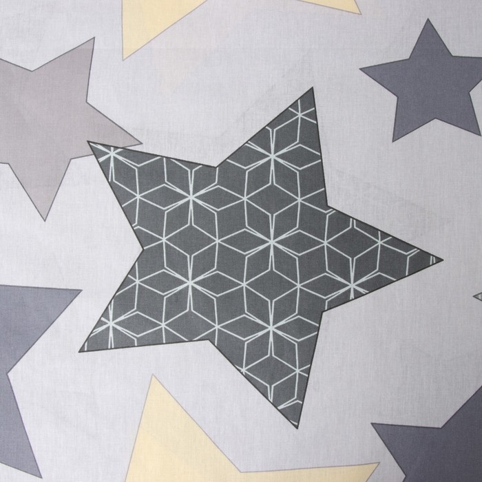 Постельное бельё LoveLife 1,5 сп Постельное бельё LoveLife 1,5 сп "Звезды" 153х215см, 145х220см, 50х70см-2шт, хлопок, бязь, 125г/м2