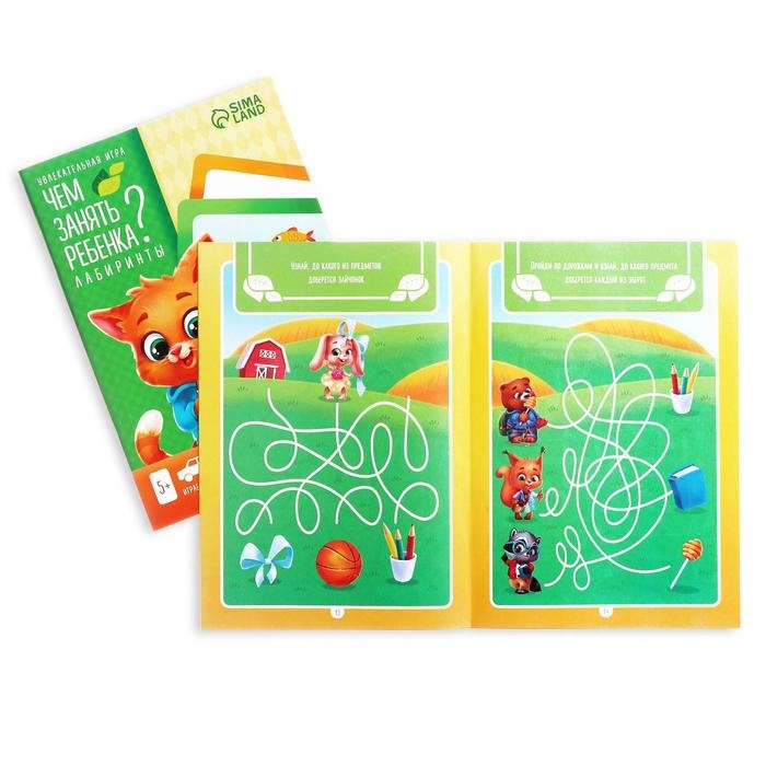 Набор развивающих книг-игр &laquo;Чем занять ребёнка?&raquo;, 5 книг, 5+