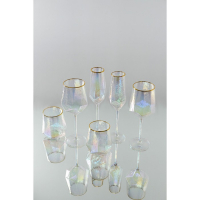 Бокал из стекла для вина Magistro «Дарио», 500 мл, 7,3×25 см, цвет перламутровый Бокал из стекла для вина Magistro «Дарио», 500 мл, 7,3×25 см, цвет перламутровый