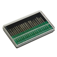 Набор шарошек "КУРС", усиленная сталь с алмазным напылением, штифт 3 мм, 20 шт. Набор шарошек "КУРС", усиленная сталь с алмазным напылением, штифт 3 мм, 20 шт.