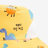 Панама детская MINAKU "Дино", цв, желтый, р-р 54 Панама детская MINAKU "Дино", цв, желтый, р-р 54