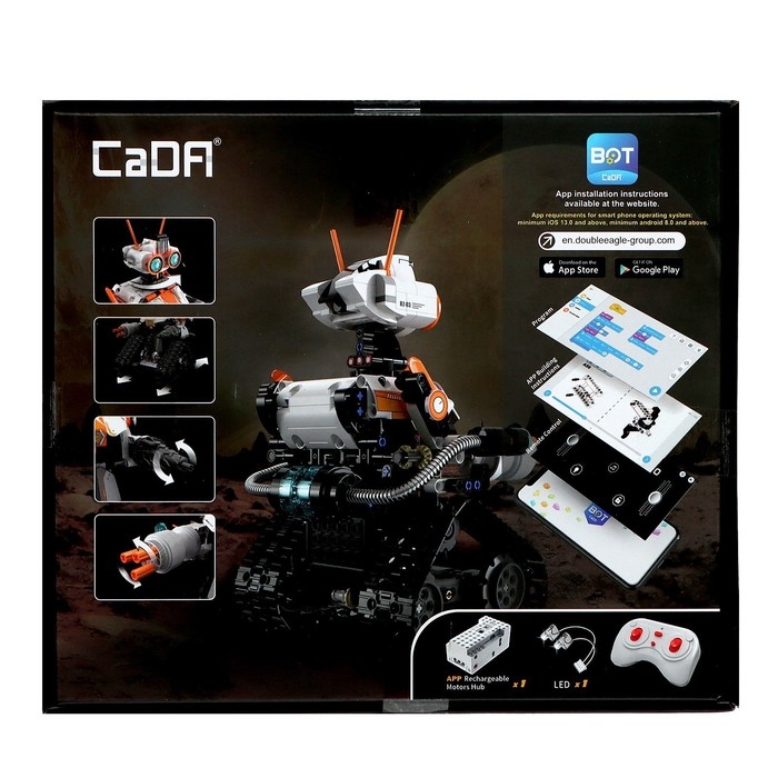 Конструктор радиоуправляемый &laquo;Робот&raquo;, 462 детали