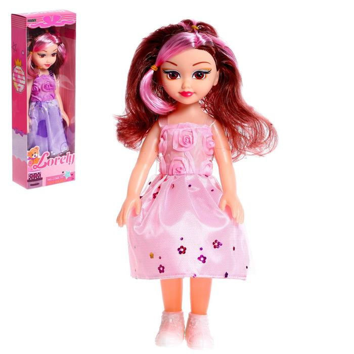 Кукла классическая &laquo;Лида&raquo;, в платье, МИКС