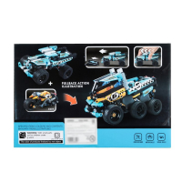 Конструктор с инерционным механизмом &laquo;Трюковый джип&raquo;, 142 детали